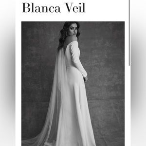 Sarah Seven Blanca Veil - worn for wedding!